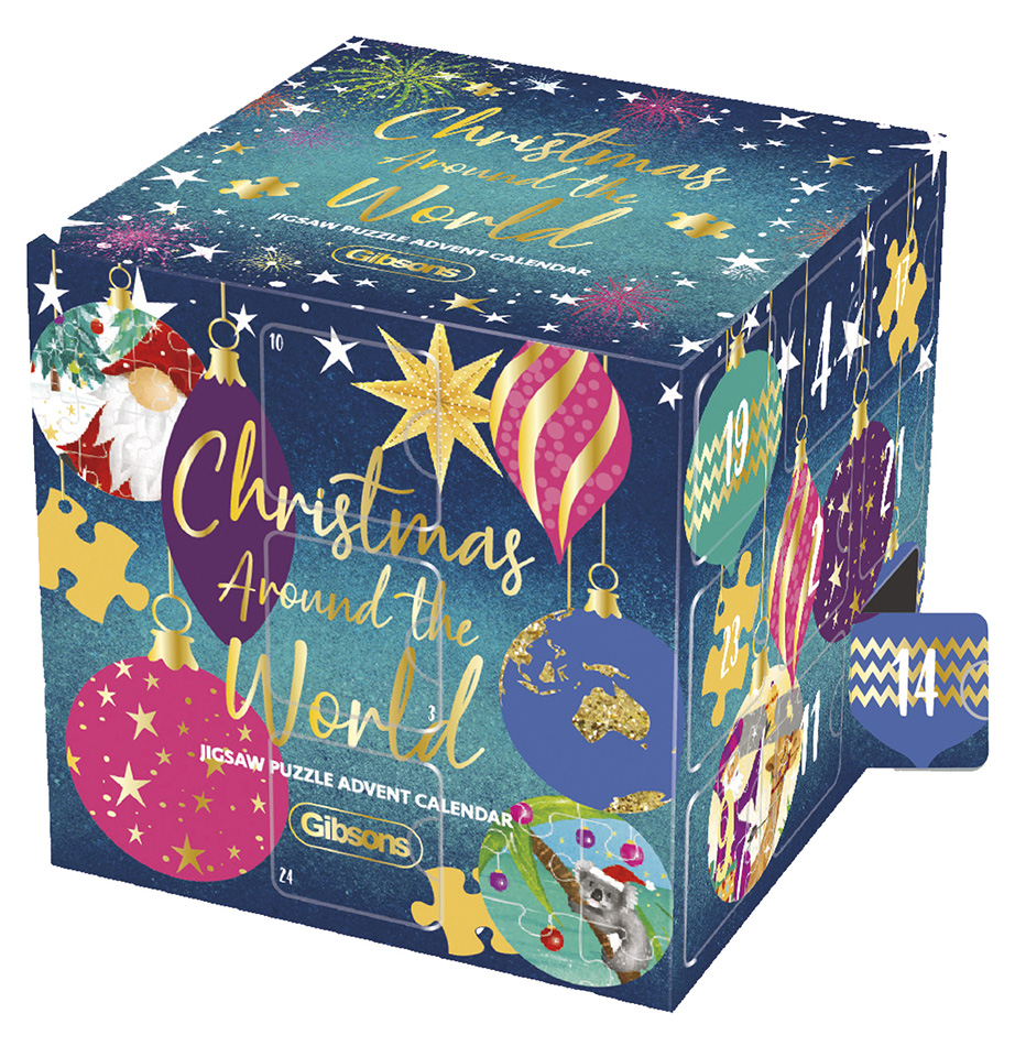 Christmas Around the World Jigsaw Puzzle Advent Calendar Box